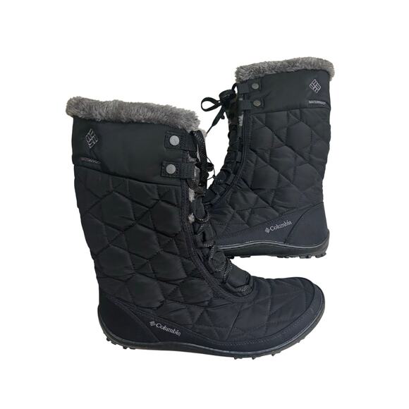 Columbia all weather boots black size 8 women's - Picture 1 of 8
